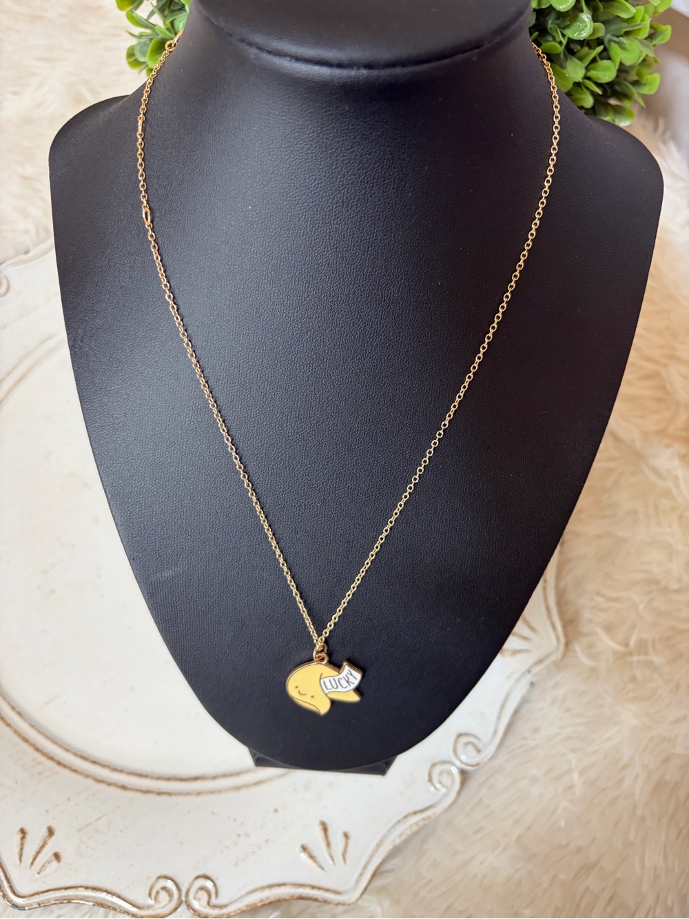 Fortune cookie 🥠 Pendant Necklace - Charm